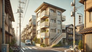 賃貸マンション、アパートなどの住居の外観